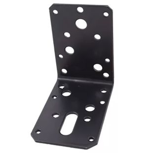 Hoekanker zwart 90 x 90 x 60 mm