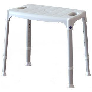 SecuCare Douchekrukje Quattro rechthoekig verstelbaar wit