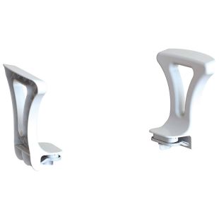 SecuCare Douchestoel Quattro verstelbaar wit met rugleuning