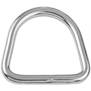 RVS316 D-ring 6 x 40 mm