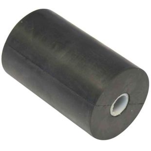 Geleiderol met as rubber / kunststof