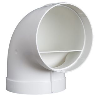 Bocht 90 gr ventilatiebuis Ø150 mm Eco+
