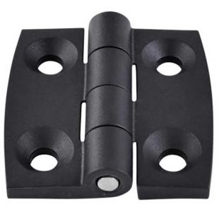Scharnier zwart vierkant