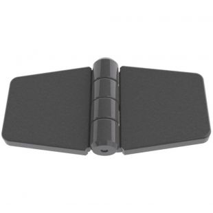 Scharnier zwart verdekt 79 x 41 mm