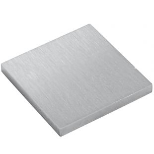 RVS vierkante plaat 20 x 20 mm, Plaatdikte 3 mm