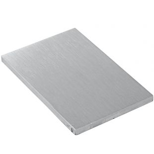 RVS rechthoekige plaat 50 x 30 mm, Plaatdikte 3 mm