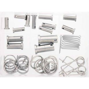 Borgpennen en borgringen 8-16mm assortimentsdoos 48-delig RVS 316 (A4)