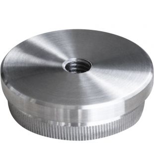 RVS eindkap vlak met M8, 30,0 x 2,0 mm