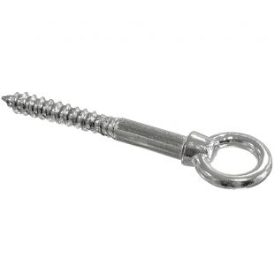 RVS316 Oogbout 8 x 100 mm met houtdraad