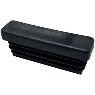 Meubeldop zwart 40x10mm