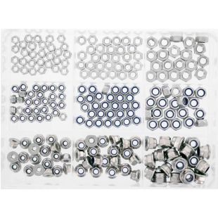 Moer M4-M6 assortimentsdoos 220-delig RVS 316 (A4)