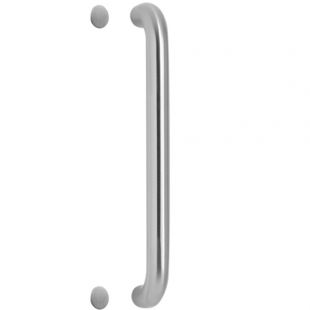 Deurgreep PH60, Ø25 mm, Lengte 675 mm, H.o.h. 650 mm, Doorgaand, RVS