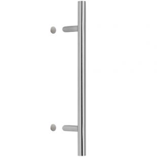 Deurgreep PH90, Ø32 mm, Lengte 700 mm, H.o.h. 500 mm, Doorgaand, RVS