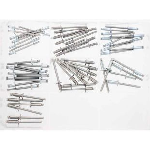 Popnagel ISO 16584 3,2-4mm assortimentsdoos 62-delig RVS 316 (A4)