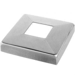 Rozet 108 x 108 mm, RVS