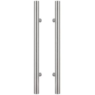 Deurgreep PH70, Ø19 mm, Lengte 300 mm, H.o.h. 200 mm, Dubbelzijdig, RVS 316