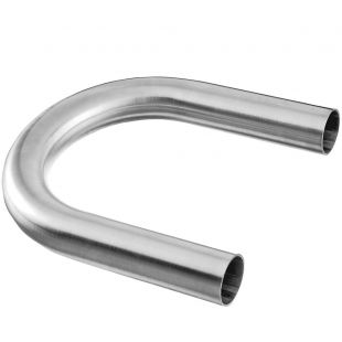 RVS nageslepen buisboog 180 graden, 48,3 x 2,0 mm