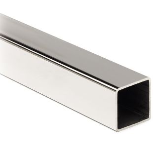 RVS Koker 20 x 20 x 1,5 mm RVS304 chroom
