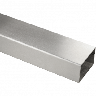 Koker 60 x 40 x 2,0 mm, RVS304, K320 geslepen