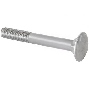 RVS A2 slotbout M10 x 180 mm DIN603 50 stuks