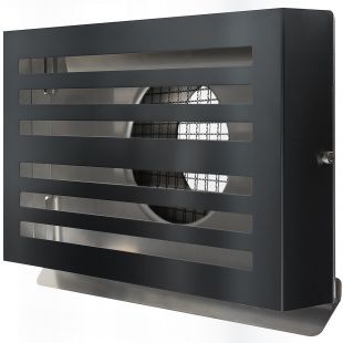 Ventilatierooster zwart BETA