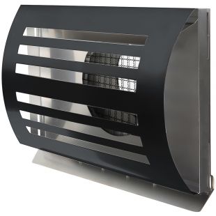 Ventilatierooster DELTA zwart