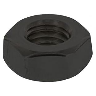 Moer M8 zwart DIN 934 RVS 316 (A4) 10 stuks