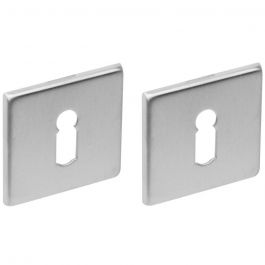 Intersteel RVS rozetten sleutelgat vierkant plat