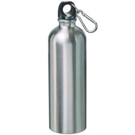 Drinkfles met karabijnhaak 0,75L RVS