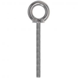 10Pcs Rvs M8 Oogbout Lange Schacht Schroefdraad Ronde Haak Oogje Bout Schroef