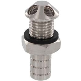 Tank ontluchter vlak voor slang 19 mm RVS316