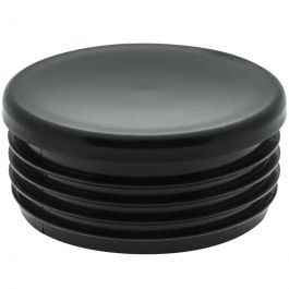 4 stoelpootdoppen 22 mm | zwart | buisdoppen - glijdoppen - voetdoppen - stoeldoppen - kappen | buisafdekking - meubelglijders | beschermkappen
