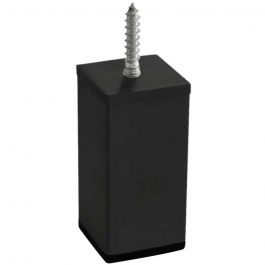 QLLY 70cm/27,5 inch verstelbare metalen bureaupoten, vierkante kantoortafel meubelpoot, set van 4 (70 cm, wit
