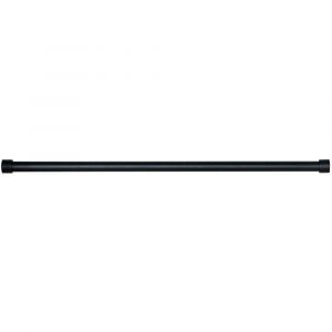 Garderobestang zwart met blinde bevestiging