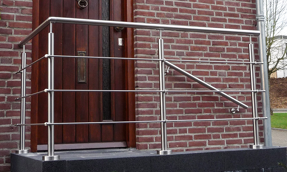 RVS Balustrade met Staf