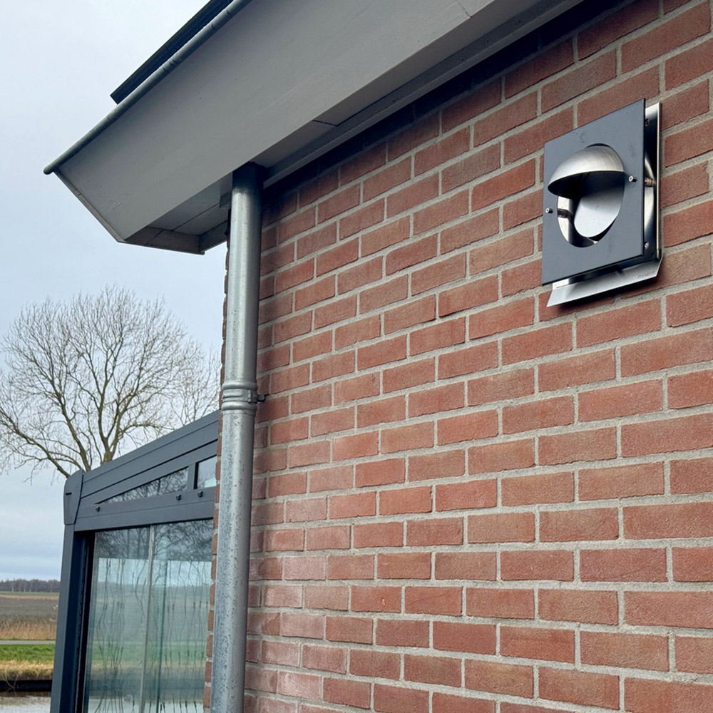 Ventilatierooster zwart