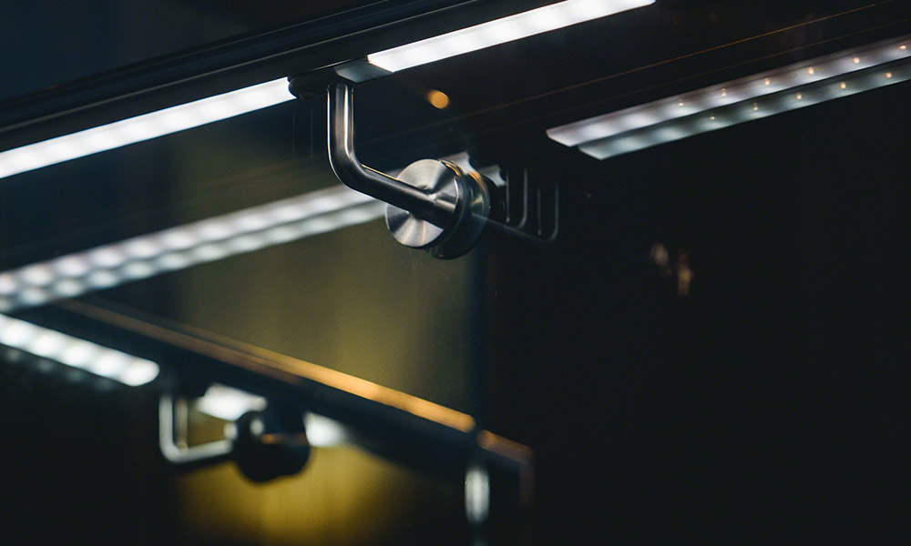 Trapleuning RVS met LED verlichting