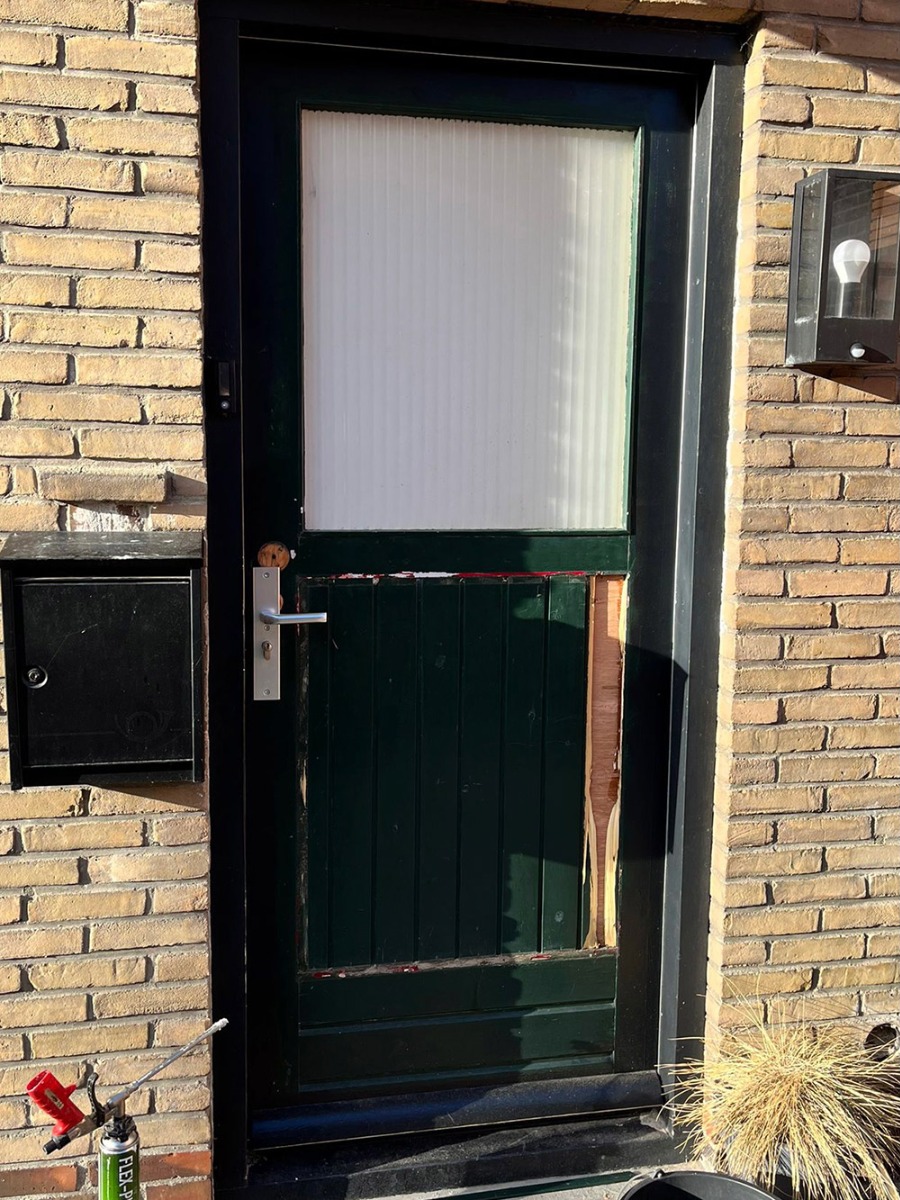 Voordeur voor renovatie